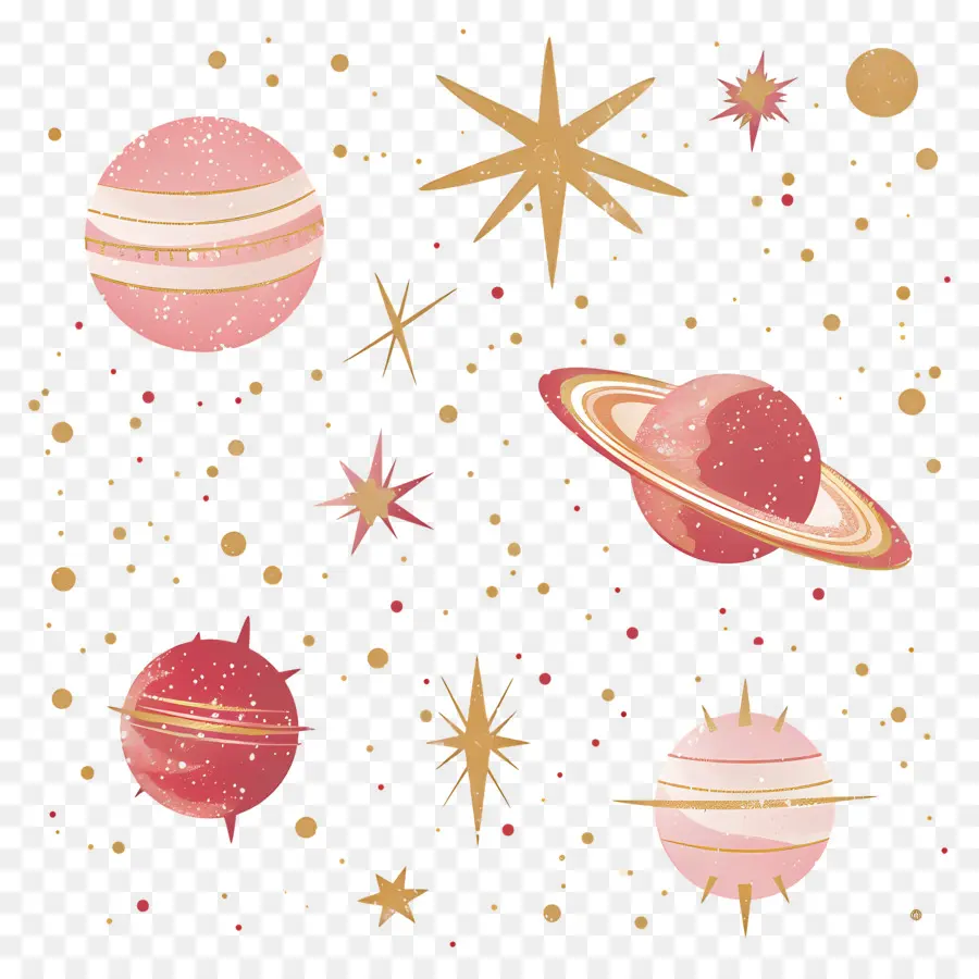 Planeta，Planetas Rosas PNG