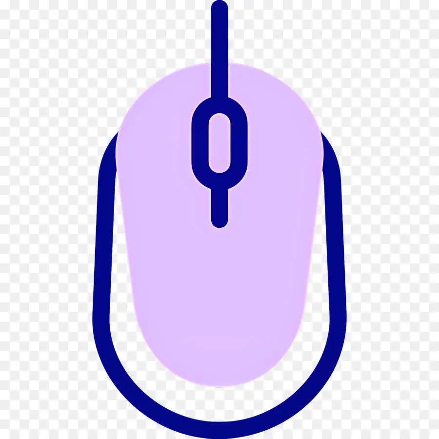 Ratón De Computadora，Ratón Con Cable Morado PNG