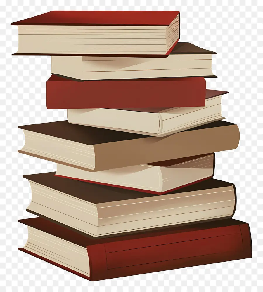 Pilas De Libros，Pila De Libros PNG