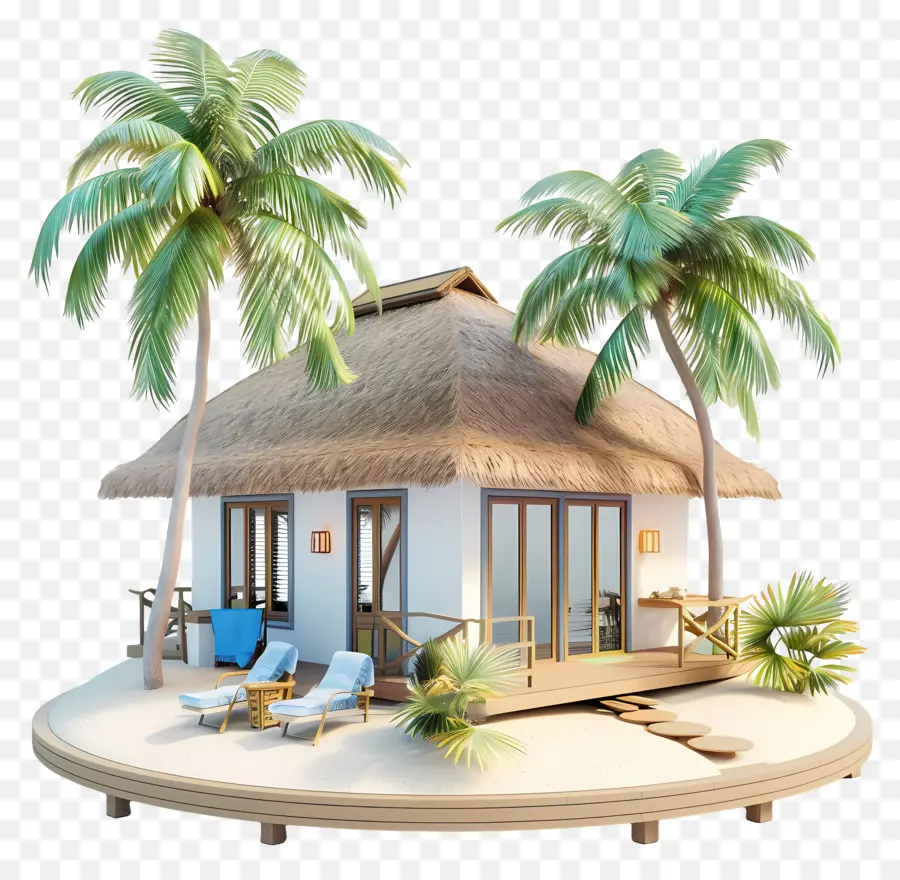 Bungalow En La Playa，Casa De Playa PNG