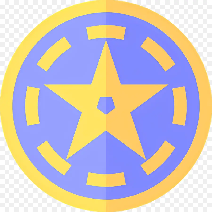 Circulo Magico，Insignia De Estrella PNG