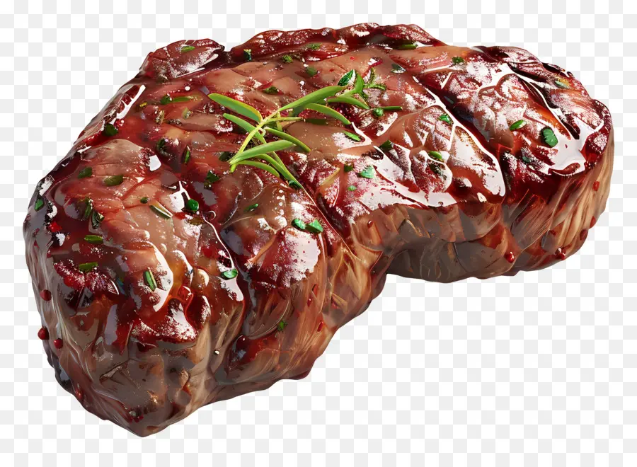 Carne Cocida，Filete Crudo PNG