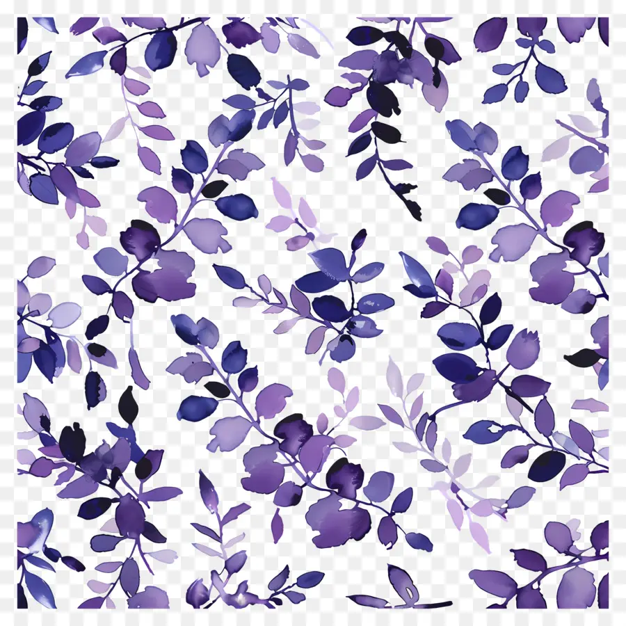 Patrón De Hoja，Hojas Moradas PNG