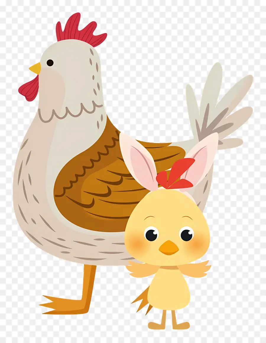 Aves De Corral，Pollo Y Pollito PNG