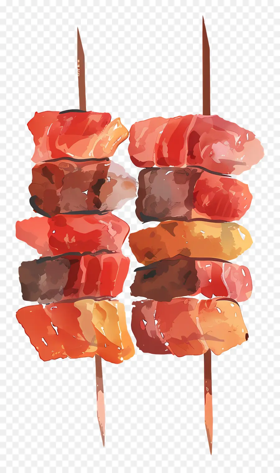 Brochetas De Carne，Brochetas PNG