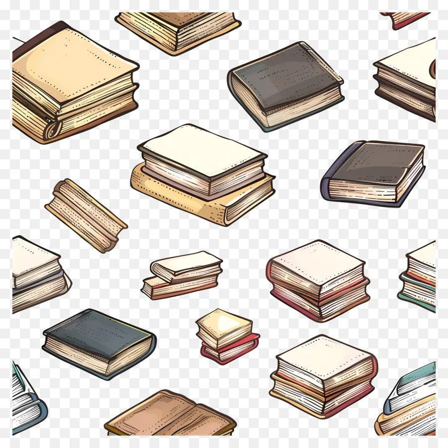 Patrón De Libros，Libros PNG