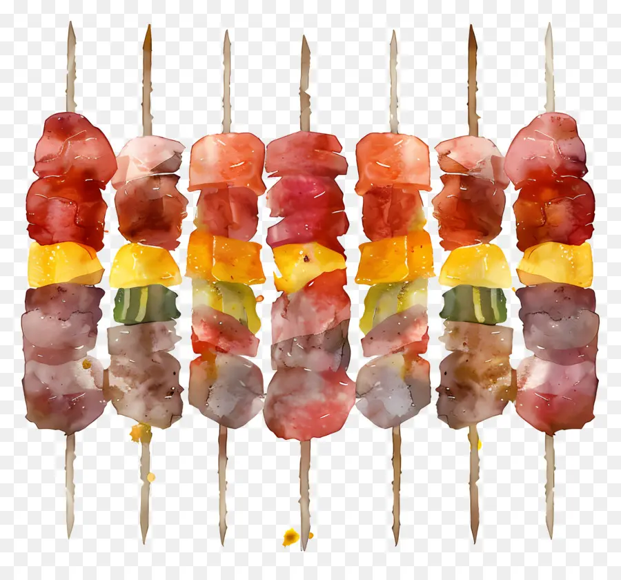 Brochetas De Carne，Brochetas PNG