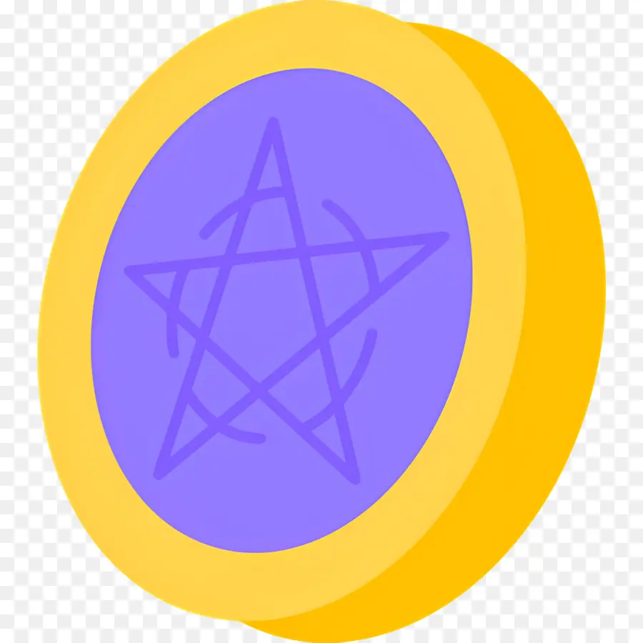 Circulo Magico，Moneda De Pentagrama PNG