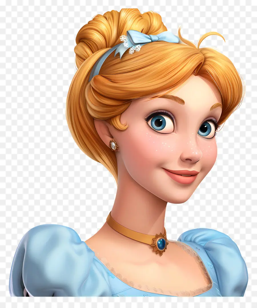 Princesa Cenicienta，Chica Rubia PNG