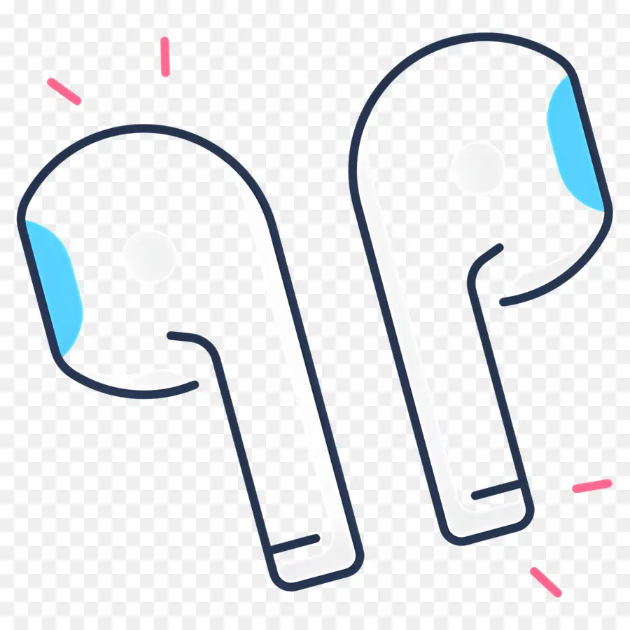 Airpods，Auriculares Inalámbricos PNG