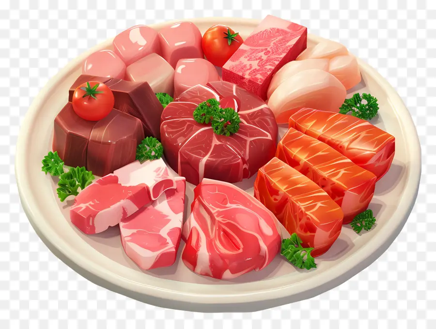 Carne，Plato De Carne PNG