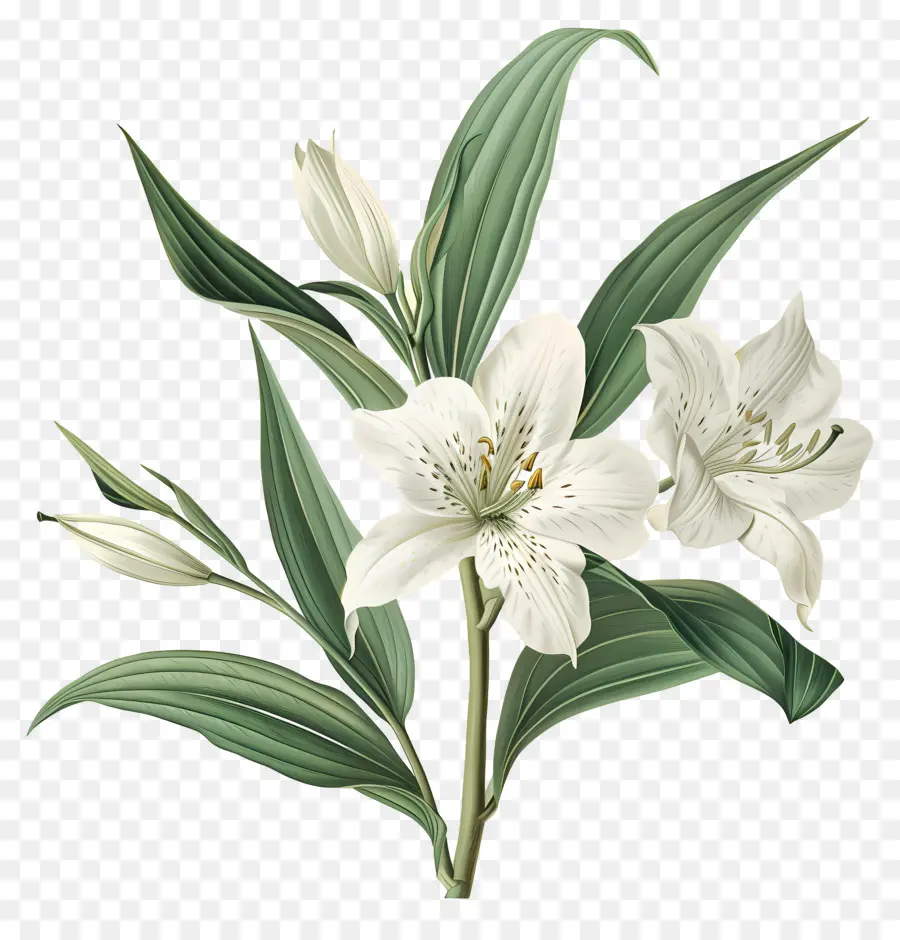 Flores Blancas，Florecer PNG