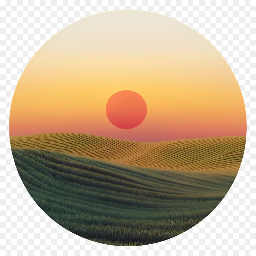 Amanecer，Paisaje Del Atardecer PNG