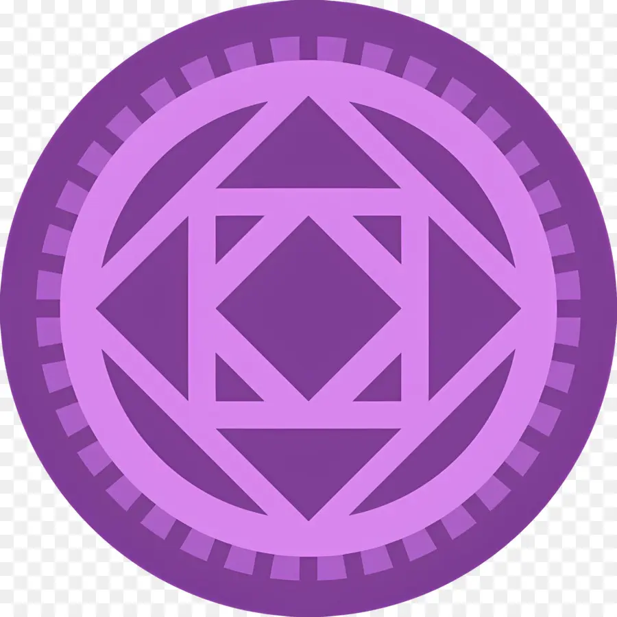 Circulo Magico，Patrón Geométrico Morado PNG