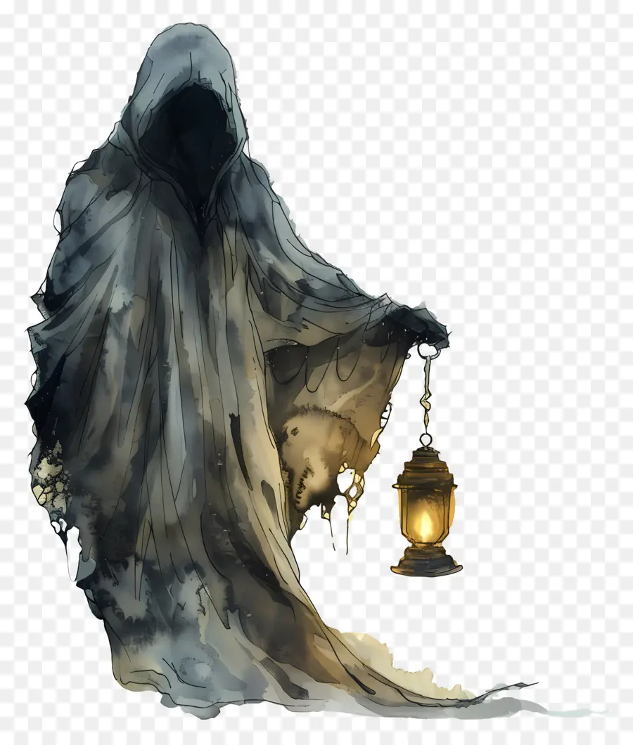 Linterna Fantasma，Figura Encapuchada PNG