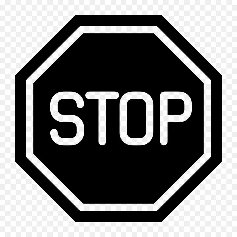 Señal De Stop，Rojo PNG