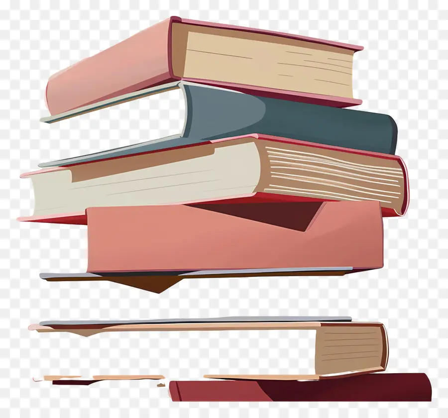 Pilas De Libros，Pila De Libros PNG