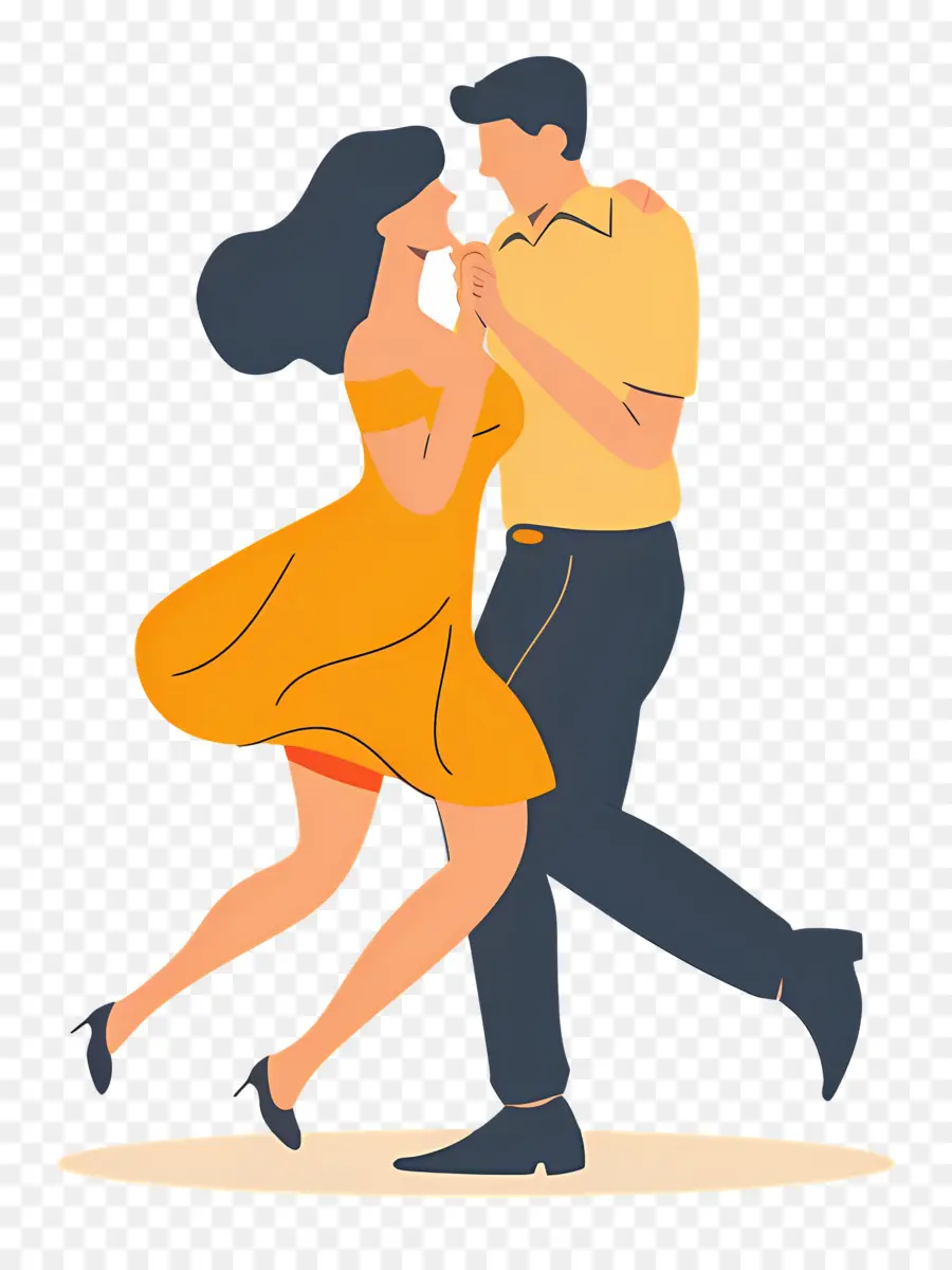 Pareja Bailando，Bailar PNG