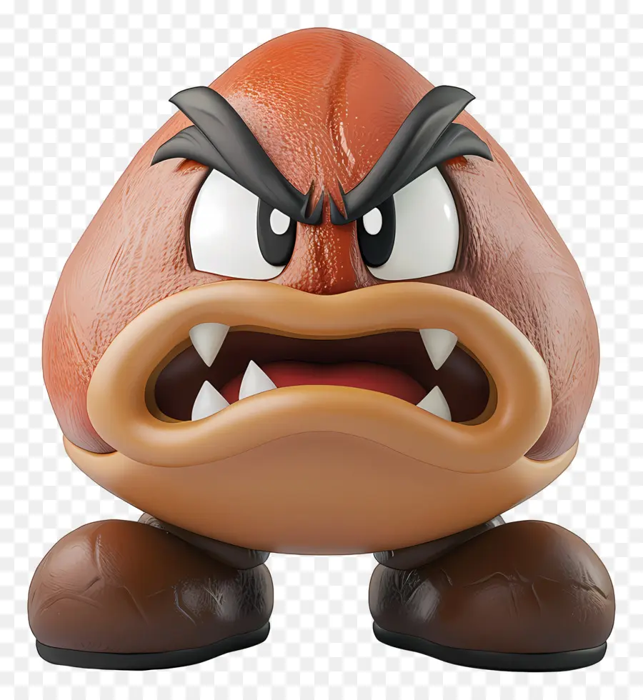 Goomba，Enojado PNG