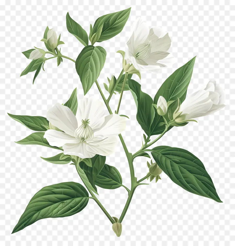 Flores Blancas，Planta PNG