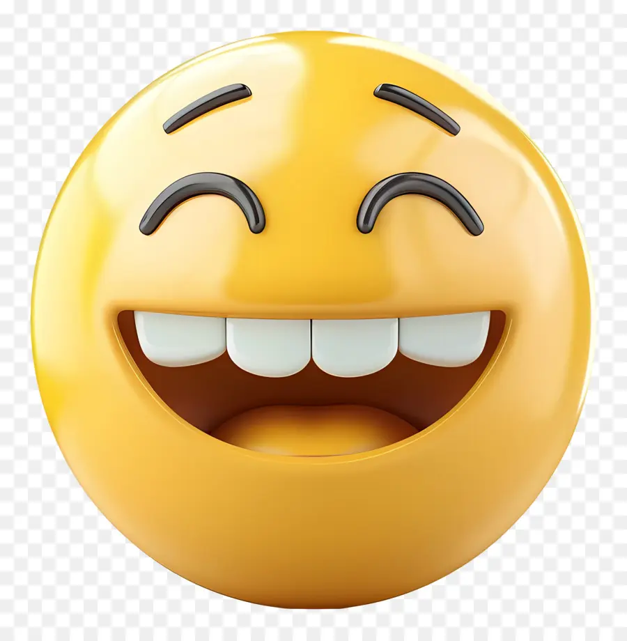 Sonrisa Emoji，Emoji Riendo PNG