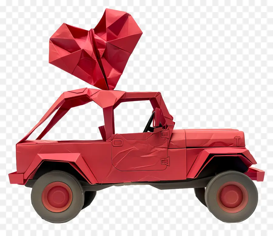 Jeep，Coche Rojo PNG