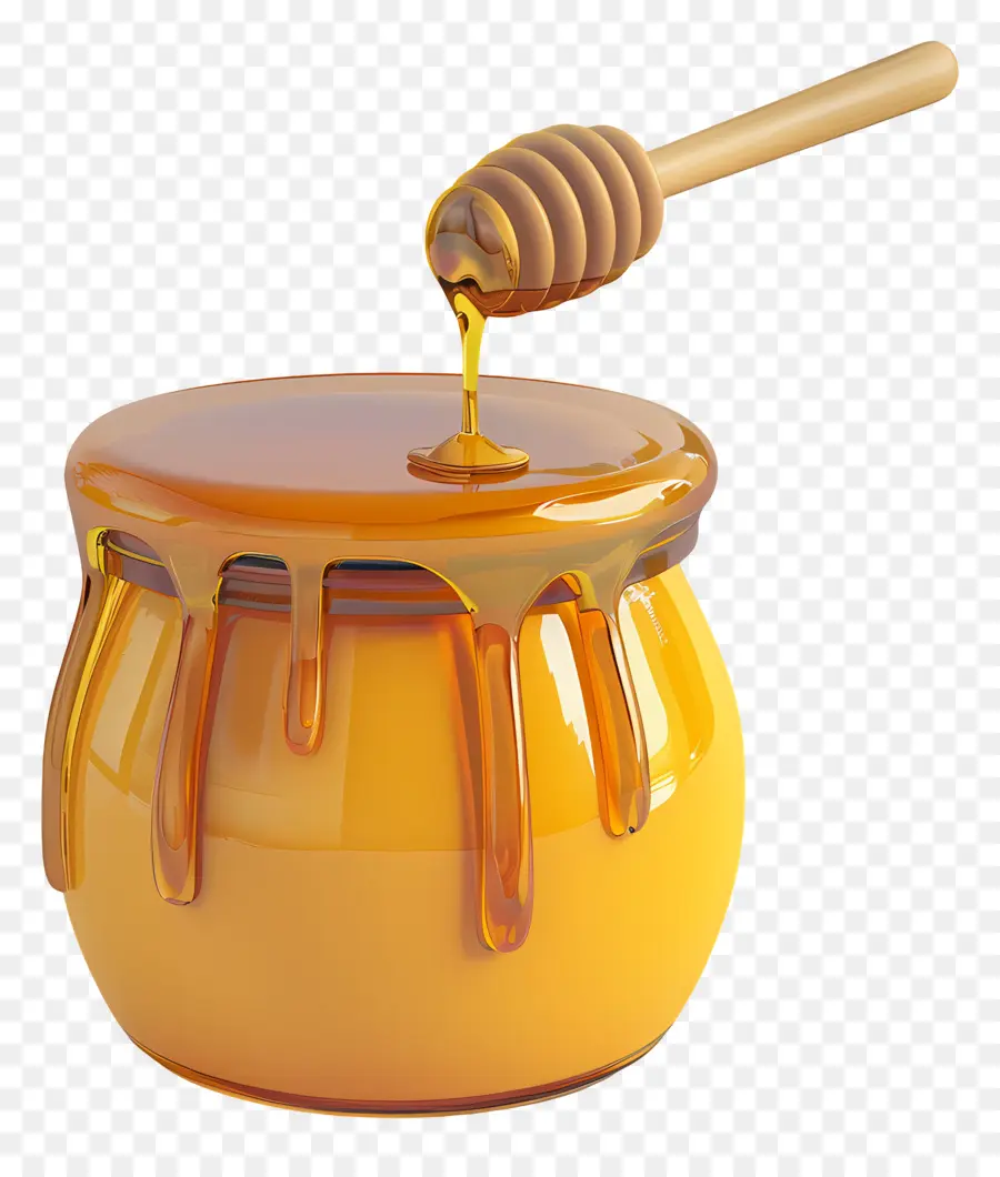 Tarro De Miel，Dulce PNG