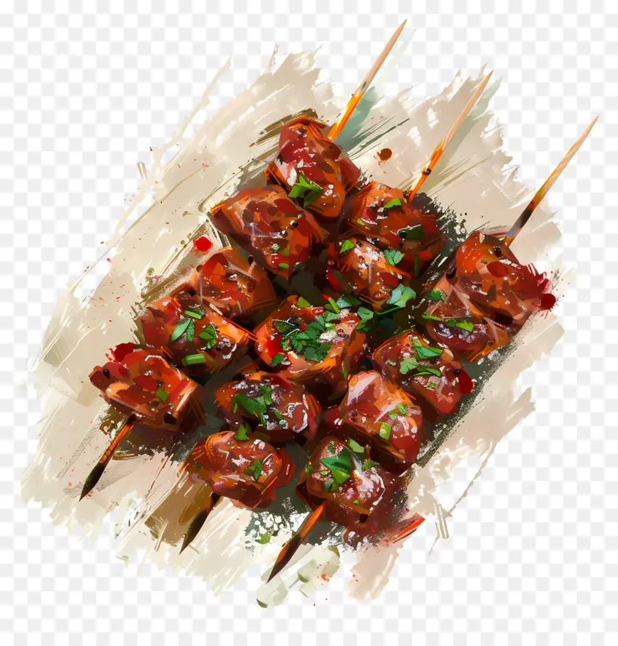 Brochetas De Carne，Brochetas PNG