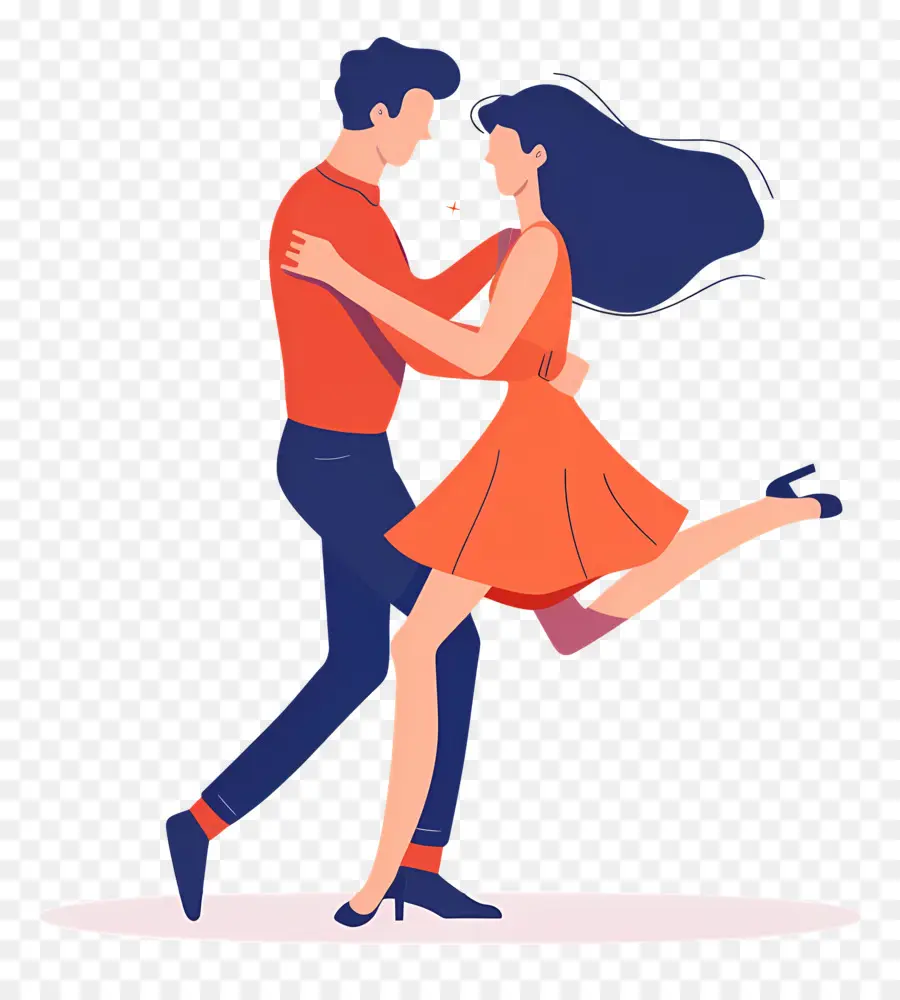 Pareja Bailando，Bailar PNG