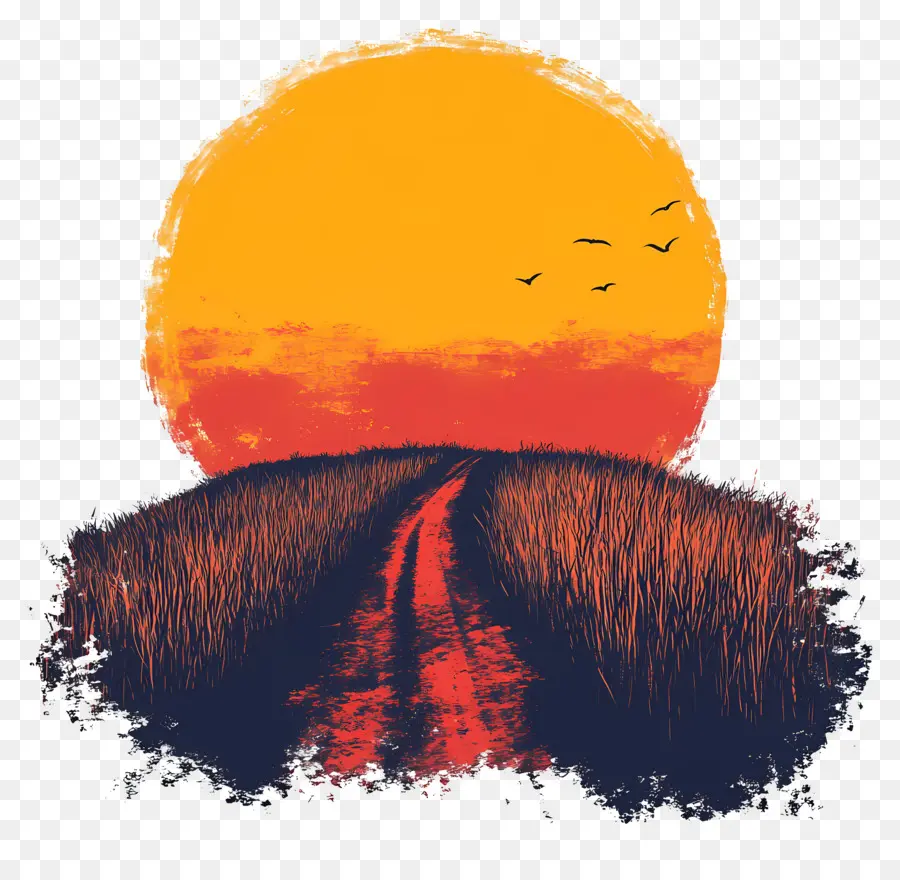 Amanecer，Camino Del Atardecer PNG