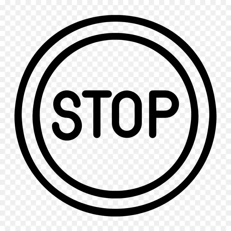 Señal De Stop，Botón De Parada PNG