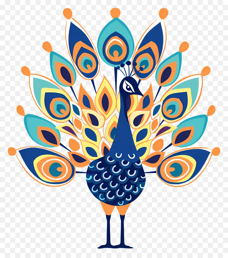 Pavo Real，Pavo Real Azul PNG