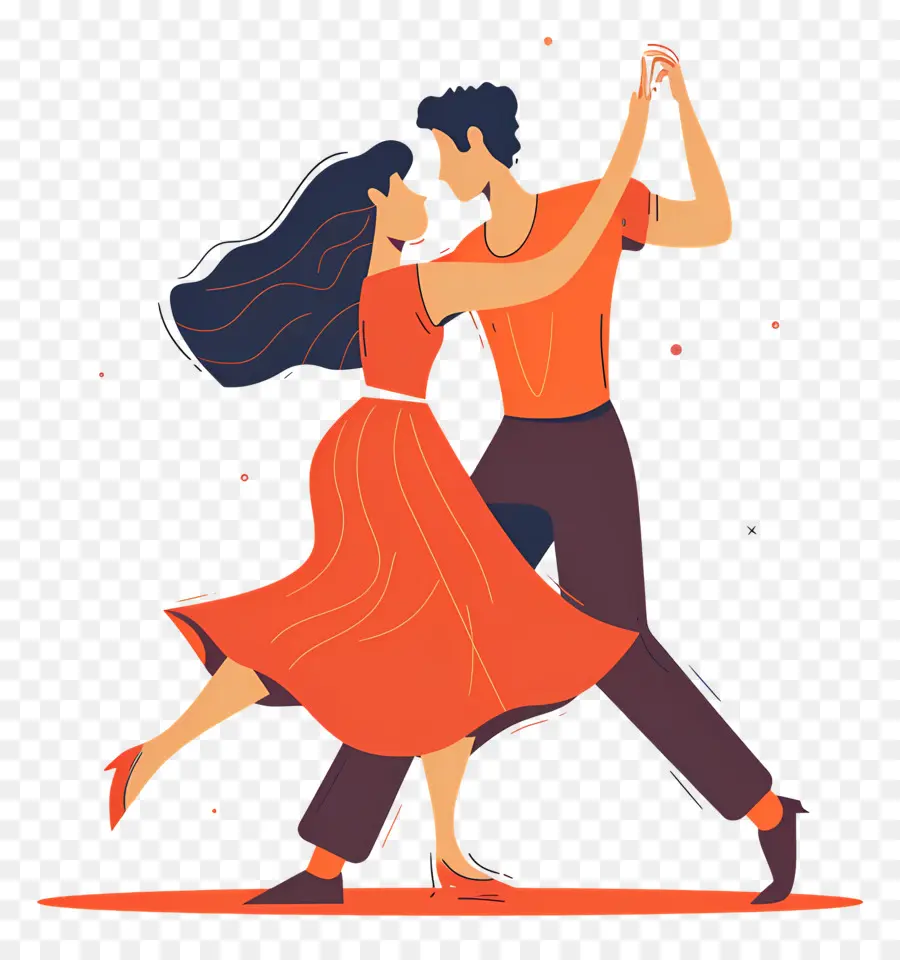 Pareja Bailando，Bailar PNG