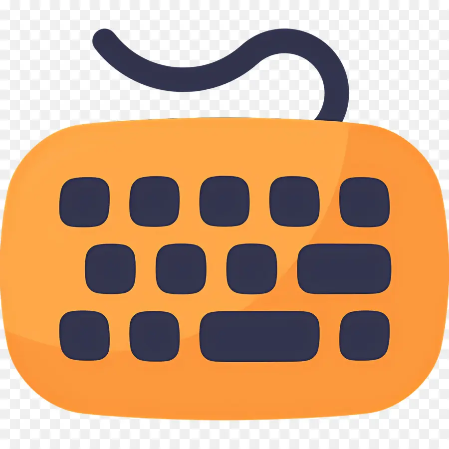 Teclado De Computadora，Teclado Naranja PNG