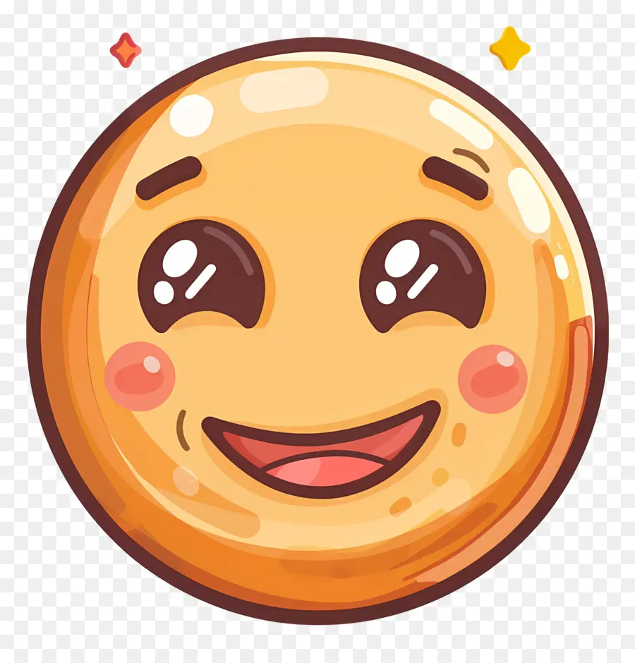 Sonrisa Emoji，Cara Sonriente Naranja PNG