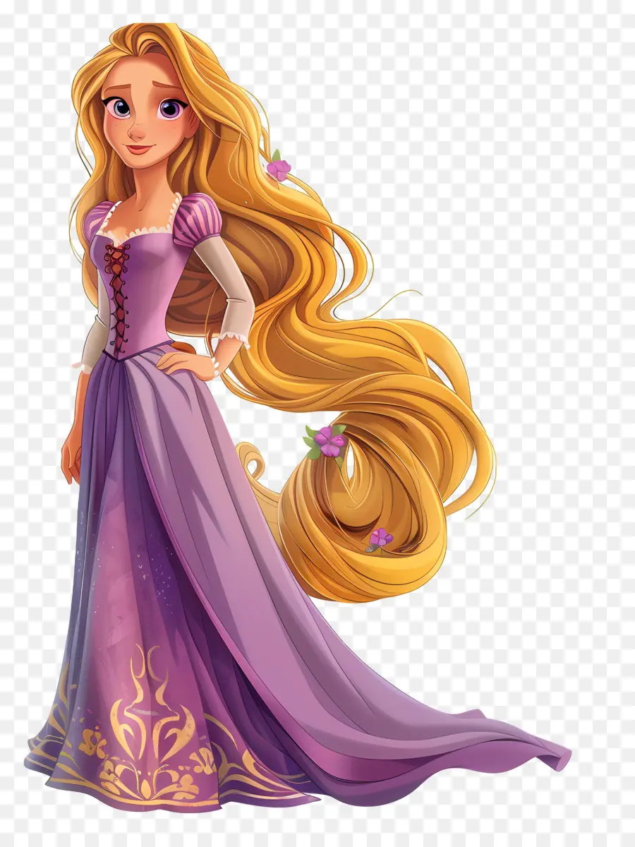 Princesa Rapunzel，Chica Rubia PNG