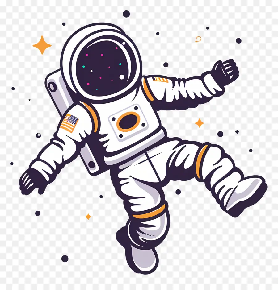 Astronauta De Dibujos Animados，Astronauta PNG