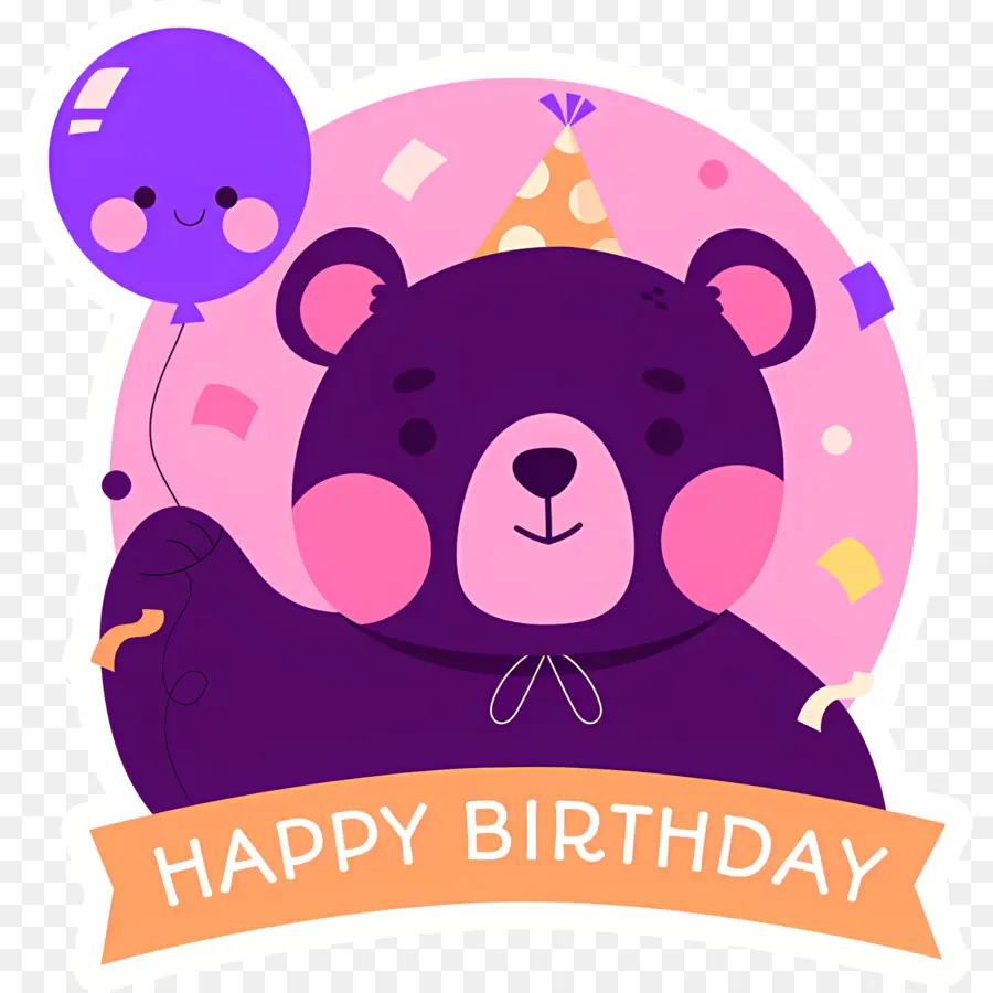 Feliz Cumpleaños，Oso De Cumpleaños PNG