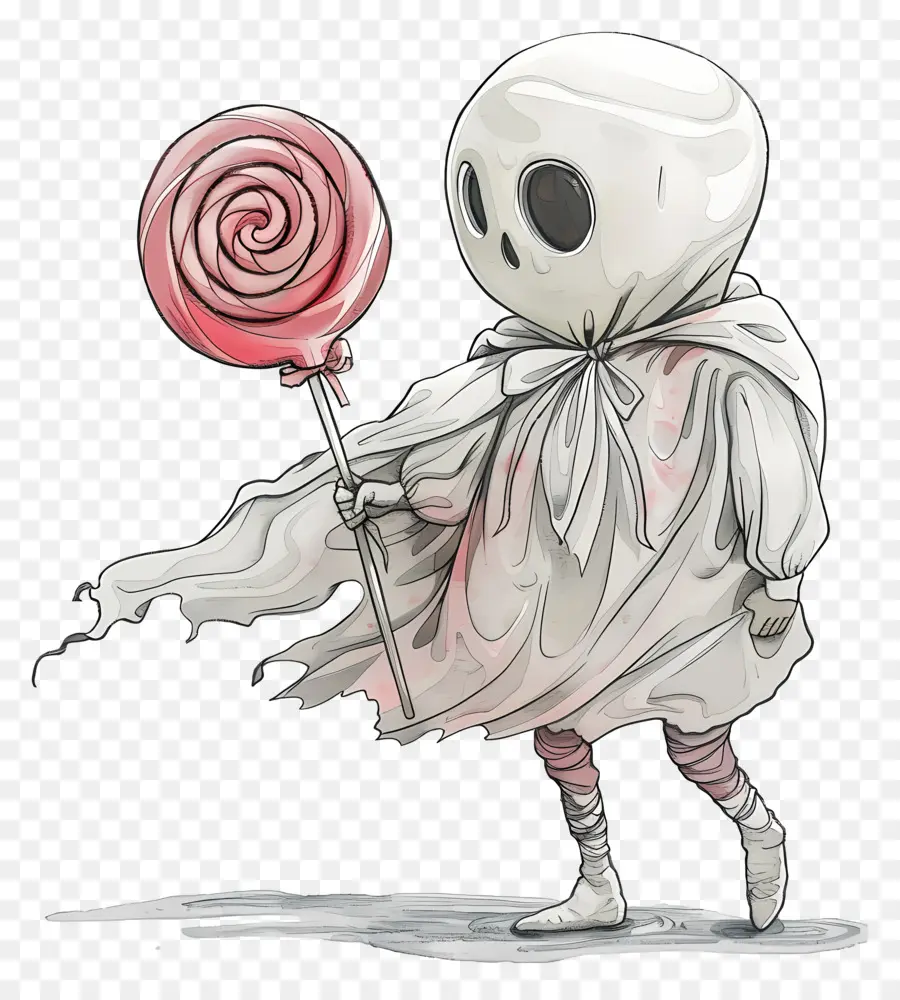 Piruleta Fantasma，Fantasma Con Piruleta PNG