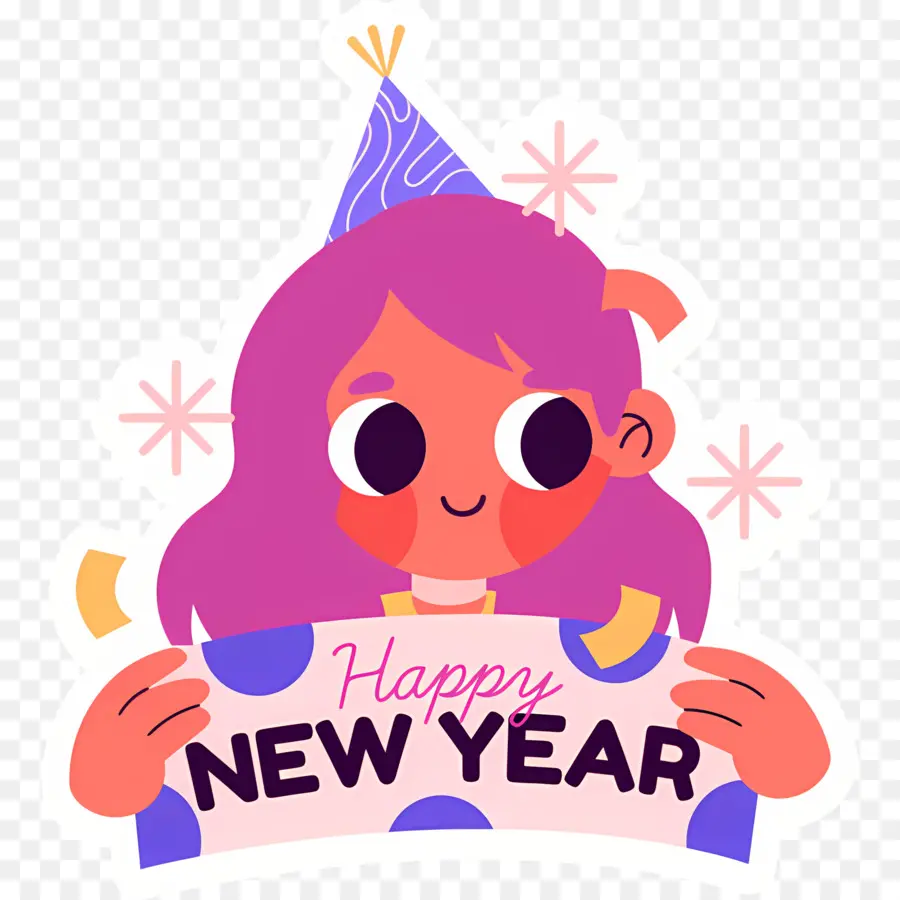 Feliz Año Nuevo，Feliz Año Nuevo Signo PNG