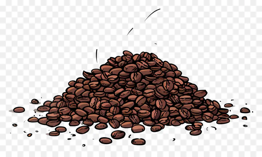 Granos De Café，Asado PNG