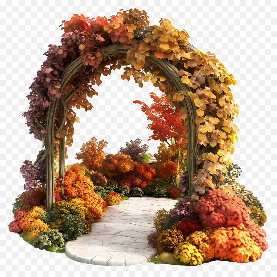 Jardín De Otoño，Arco De Otoño PNG