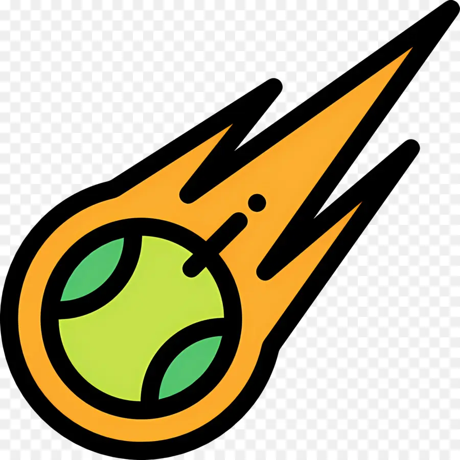 Pelota De Tenis，Meteorito PNG