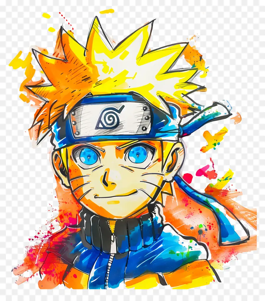 Naruto Uzumaki，Personaje Animado PNG