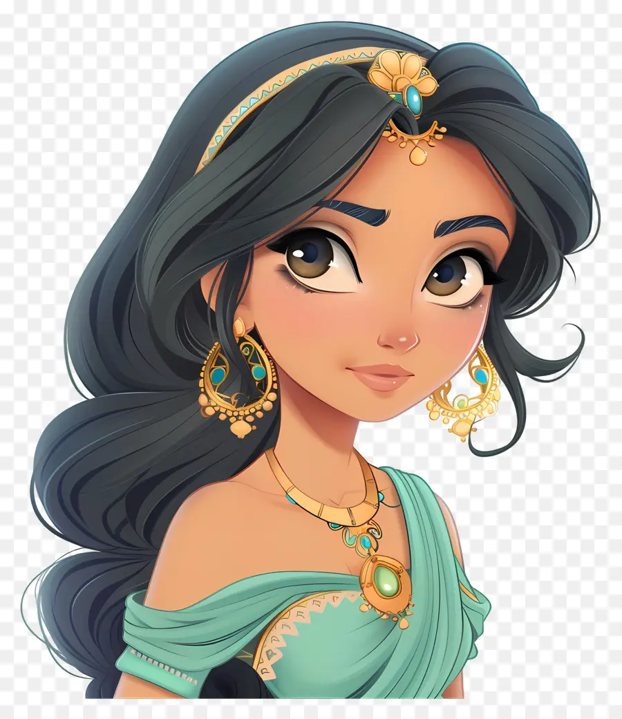 Princesa Jazmín，Mujer En Traje Tradicional PNG