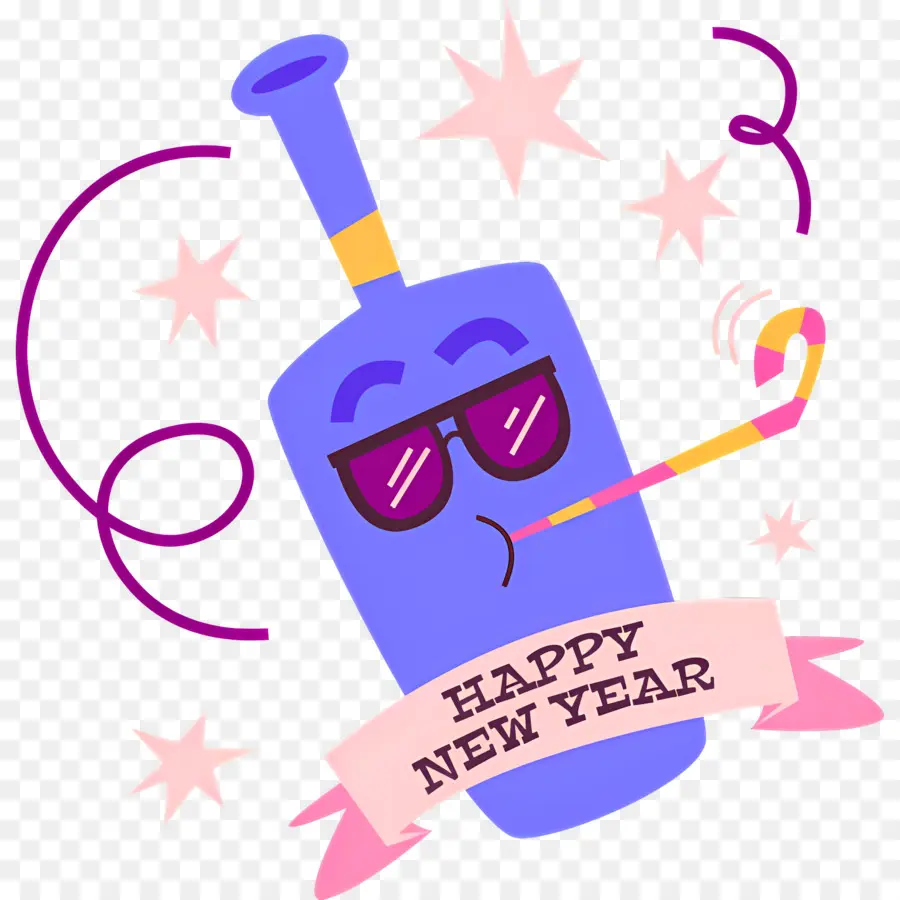 Feliz Año Nuevo，Feliz Año Nuevo Botella PNG