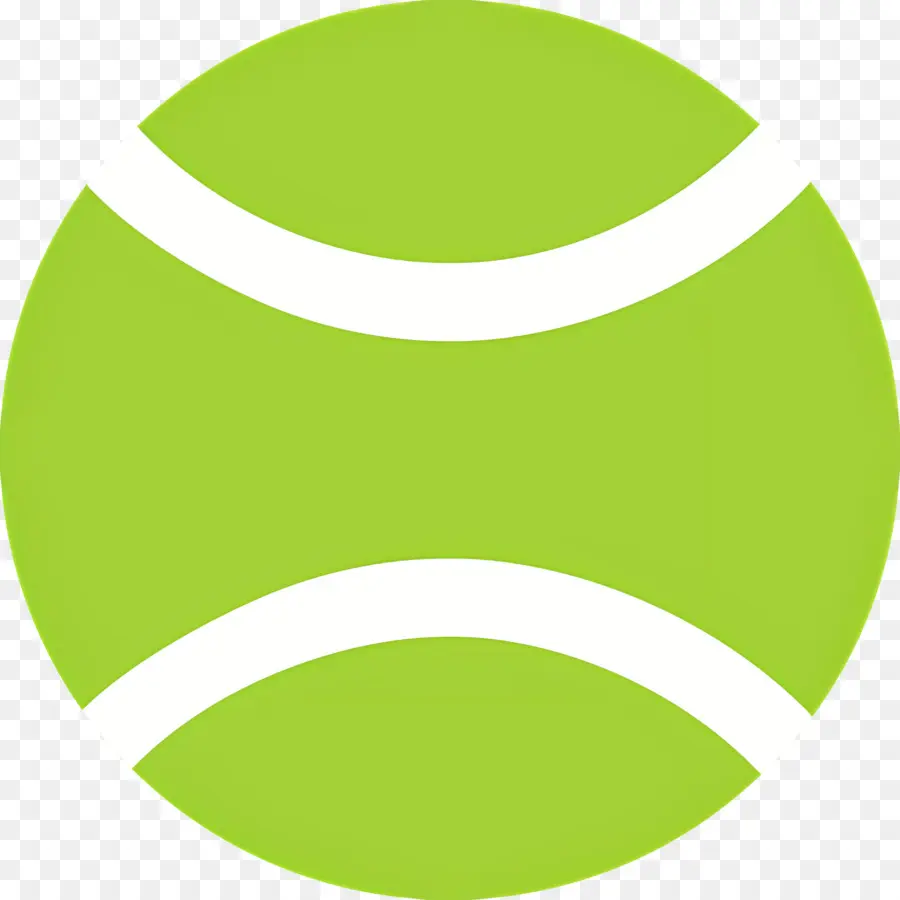 Pelota De Tenis，Verde PNG