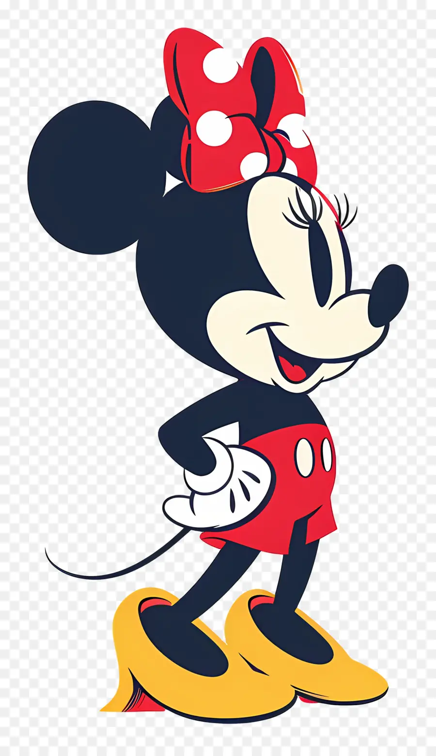 Minnie Ratón，Dibujos Animados PNG