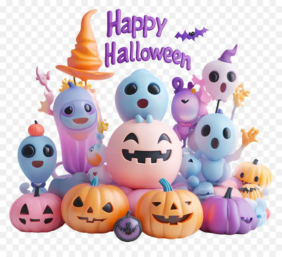 Feliz Halloween，Decoraciones De Halloween PNG