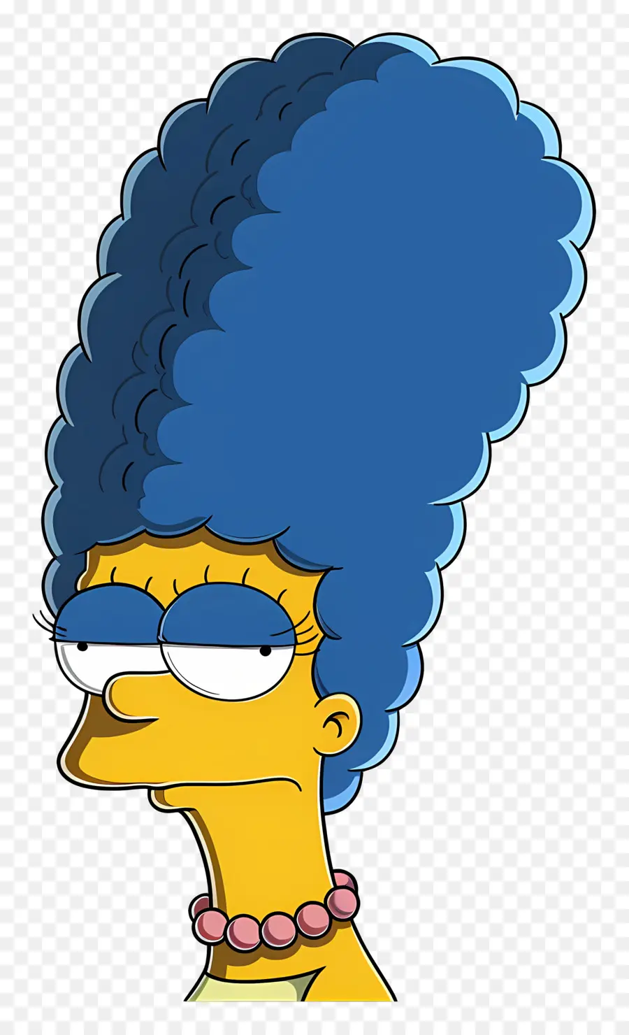 Marge Simpson，Personaje De Dibujos Animados De Pelo Azul PNG